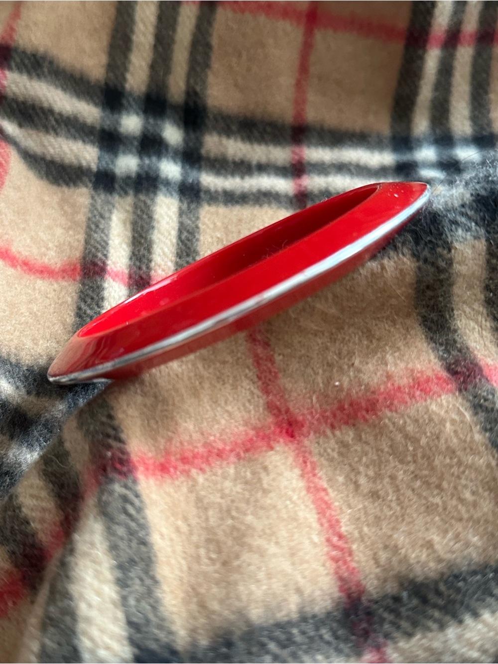 Red Enamel Women’s Bracelet Bangle